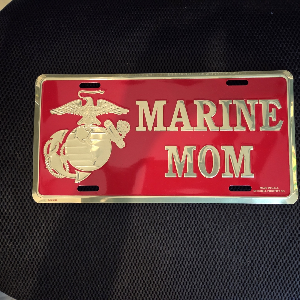 Marine Mom License Plate